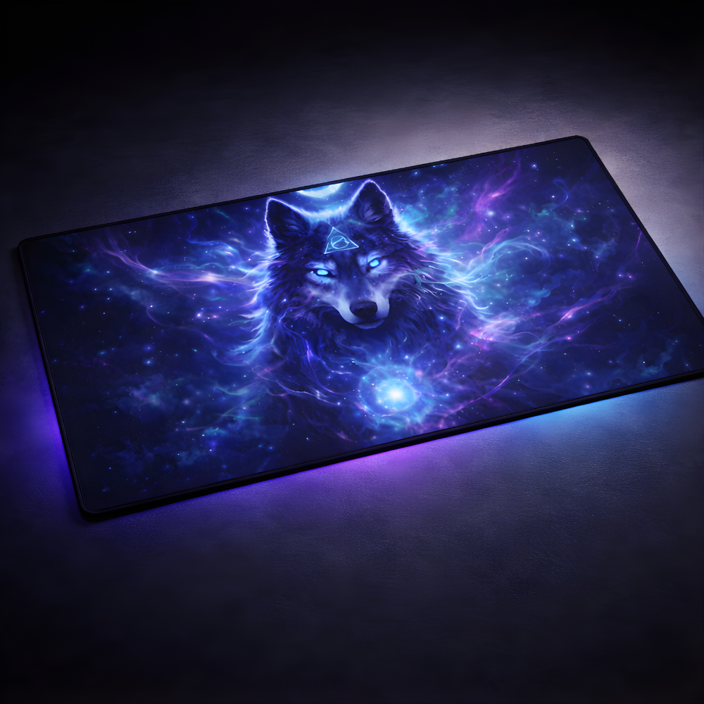 Mystic Wolf – Cosmic Edition Desk Mat